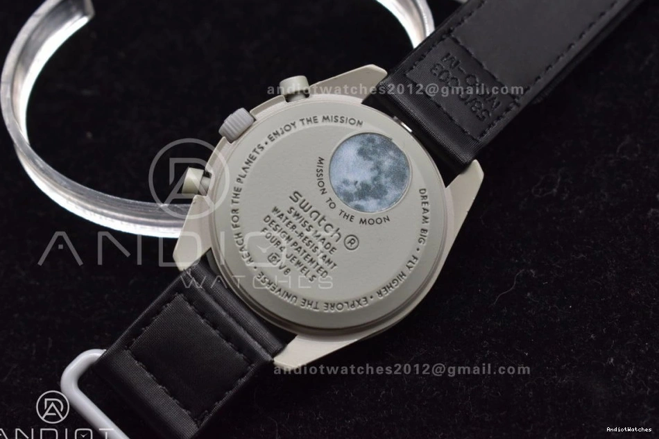Swatch Omega Nylon The Bioceramic Moon Quartz 1184 to on x Vibrant Moonwatch Mission Strap 0519